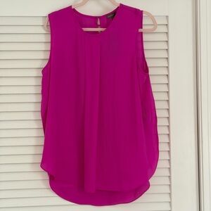 Sleeveless Magenta Blouse